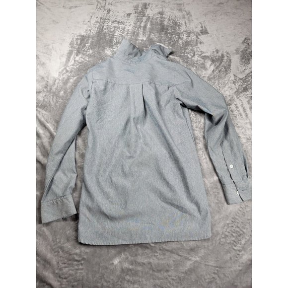 Magellan Fishing Shirt XS Heather Blue Women Fish Gear Classic Fit tunic - Picture 6 of 6